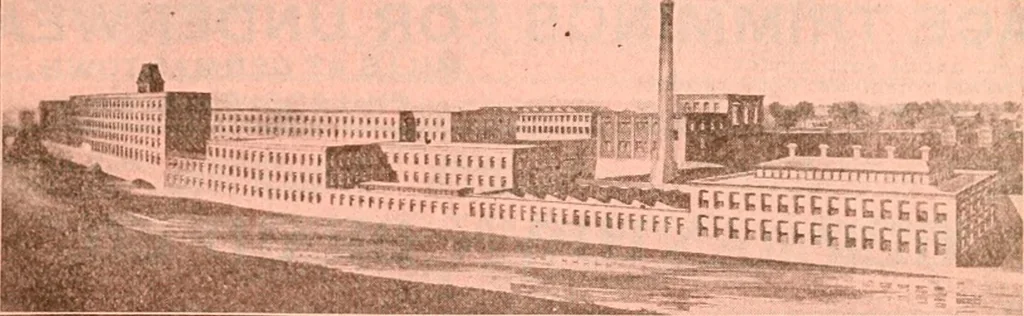 An illustration from Official American textile directory; containing reports of all the textile manufacturing establishments in the United States and Canada, together with the yarn trade index ... Comp. annually by the Textile world journal, 1914, leaf 488