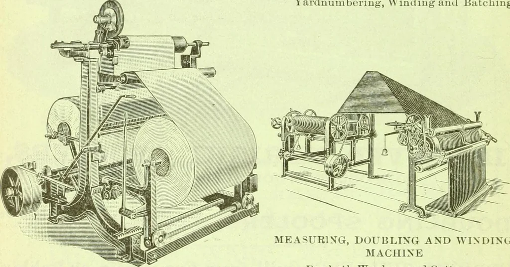 An illustration from Official American textile directory; containing reports of all the textile manufacturing establishments in the United States and Canada, together with the yarn trade index ... Comp. annually by the Textile world journal, 1914, leaf 49