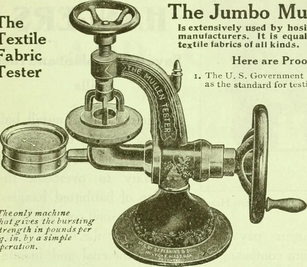 An illustration from Official American textile directory; containing reports of all the textile manufacturing establishments in the United States and Canada, together with the yarn trade index ... Comp. annually by the Textile world journal, 1914, leaf 50