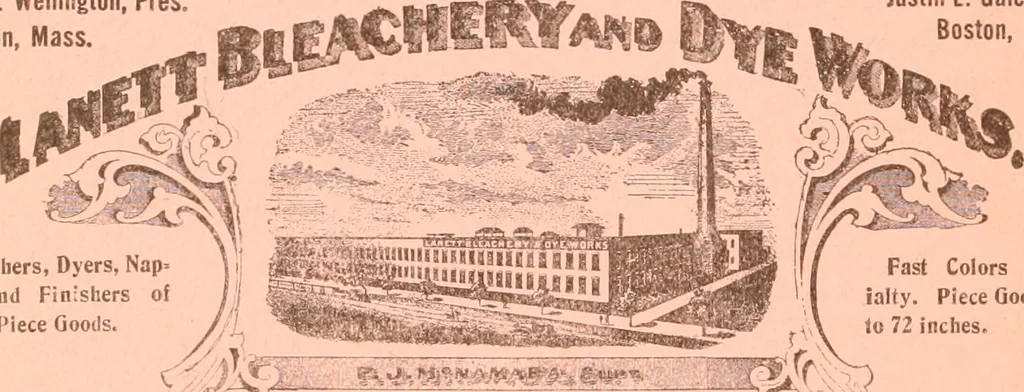 An illustration from Official American textile directory; containing reports of all the textile manufacturing establishments in the United States and Canada, together with the yarn trade index ... Comp. annually by the Textile world journal, 1914, leaf 507