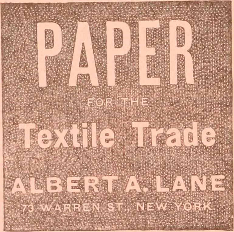 An illustration from Official American textile directory; containing reports of all the textile manufacturing establishments in the United States and Canada, together with the yarn trade index ... Comp. annually by the Textile world journal, 1914, leaf 507