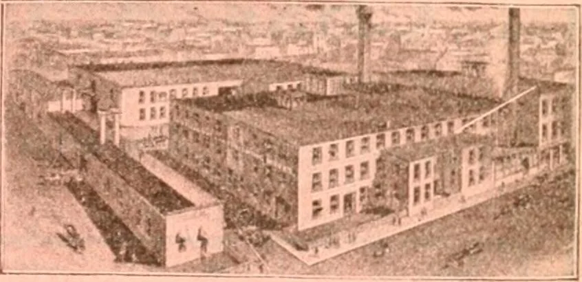An illustration from Official American textile directory; containing reports of all the textile manufacturing establishments in the United States and Canada, together with the yarn trade index ... Comp. annually by the Textile world journal, 1914, leaf 512