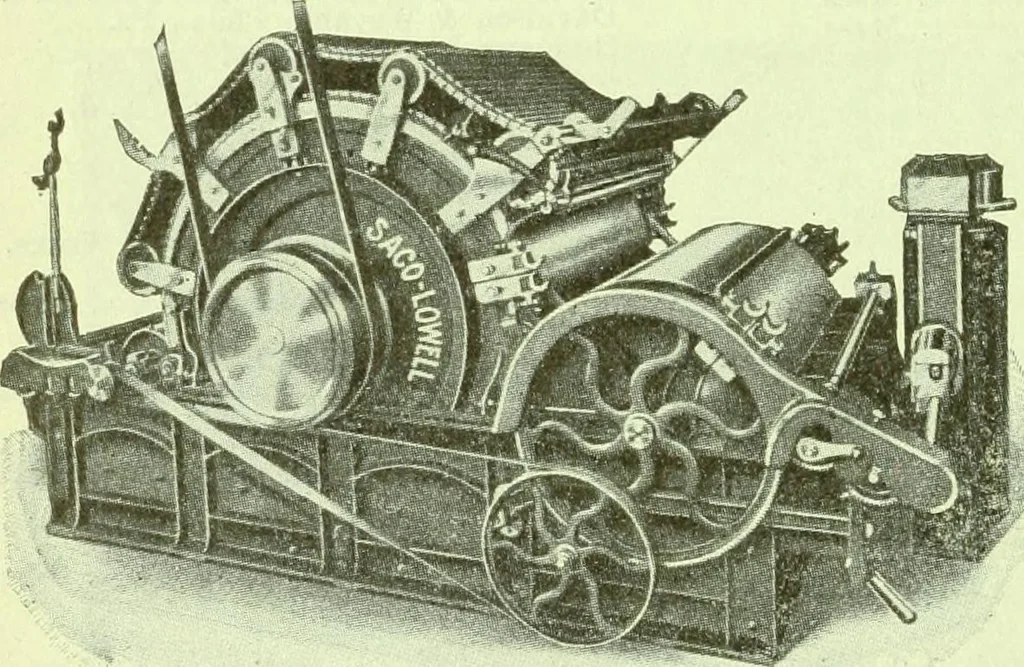 An illustration from Official American textile directory; containing reports of all the textile manufacturing establishments in the United States and Canada, together with the yarn trade index ... Comp. annually by the Textile world journal, 1914, leaf 63