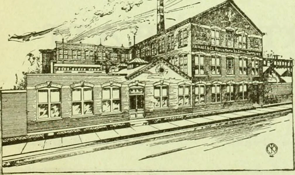 An illustration from Official American textile directory; containing reports of all the textile manufacturing establishments in the United States and Canada, together with the yarn trade index ... Comp. annually by the Textile world journal, 1914, leaf 632