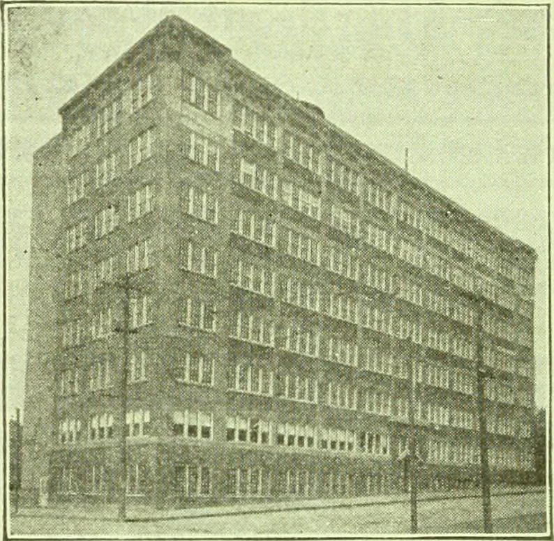An illustration from Official American textile directory; containing reports of all the textile manufacturing establishments in the United States and Canada, together with the yarn trade index ... Comp. annually by the Textile world journal, 1914, leaf 645