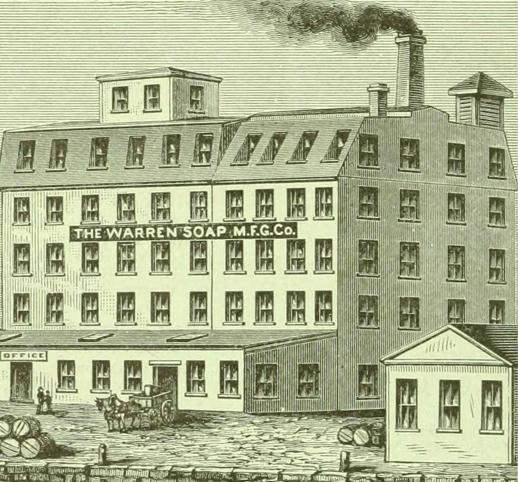An illustration from Official American textile directory; containing reports of all the textile manufacturing establishments in the United States and Canada, together with the yarn trade index ... Comp. annually by the Textile world journal, 1914, leaf 77