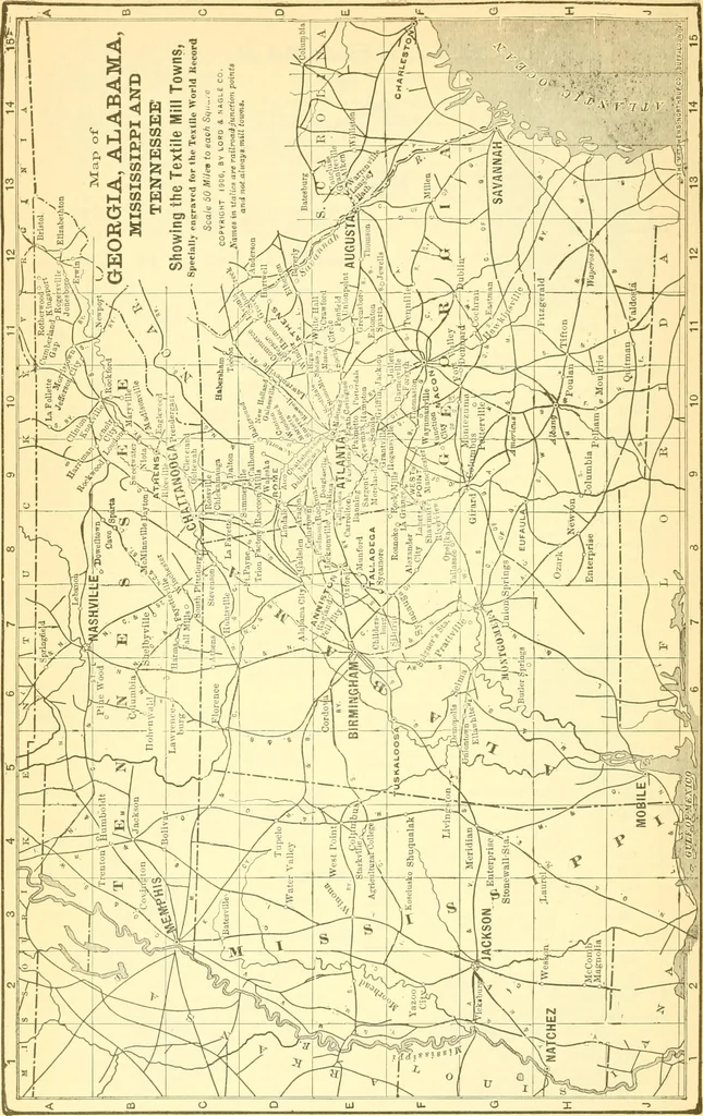 An illustration from Official American textile directory; containing reports of all the textile manufacturing establishments in the United States and Canada, together with the yarn trade index ... Comp. annually by the Textile world journal, 1915, leaf 103
