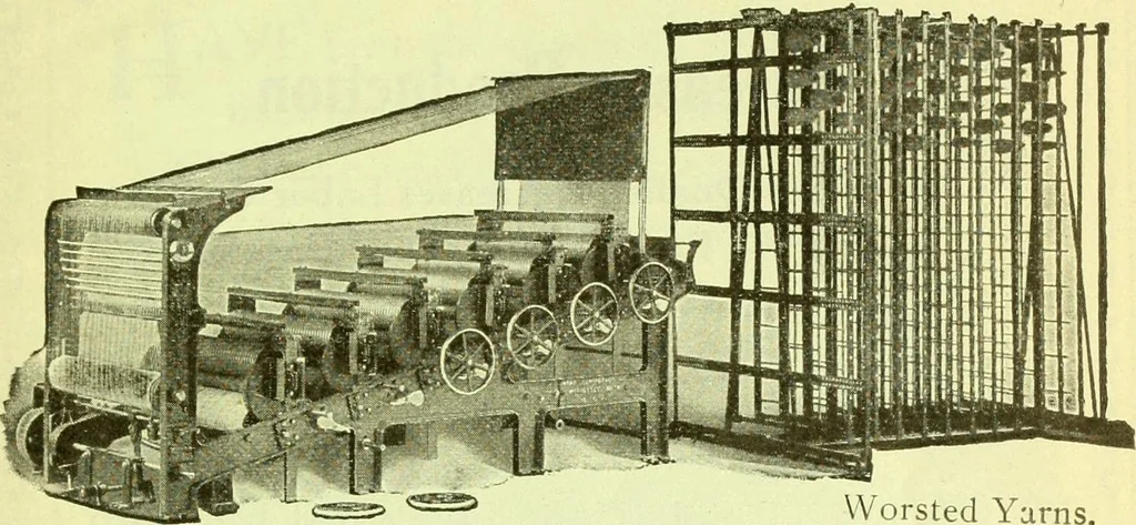 An illustration from Official American textile directory; containing reports of all the textile manufacturing establishments in the United States and Canada, together with the yarn trade index ... Comp. annually by the Textile world journal, 1915, leaf 12