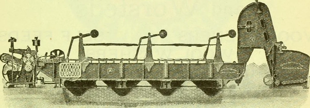 An illustration from Official American textile directory; containing reports of all the textile manufacturing establishments in the United States and Canada, together with the yarn trade index ... Comp. annually by the Textile world journal, 1915, leaf 14