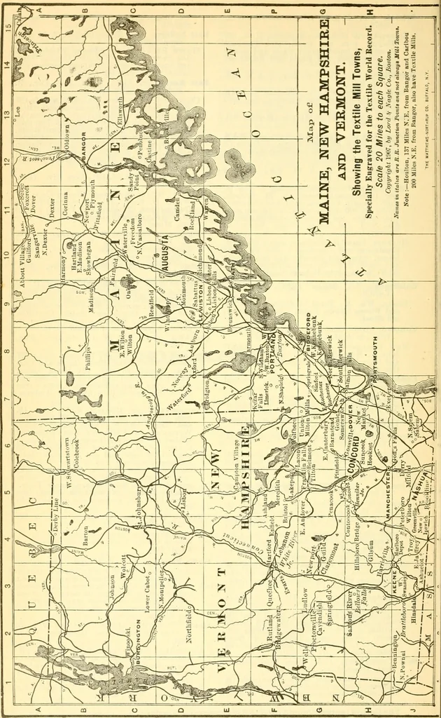 An illustration from Official American textile directory; containing reports of all the textile manufacturing establishments in the United States and Canada, together with the yarn trade index ... Comp. annually by the Textile world journal, 1915, leaf 189