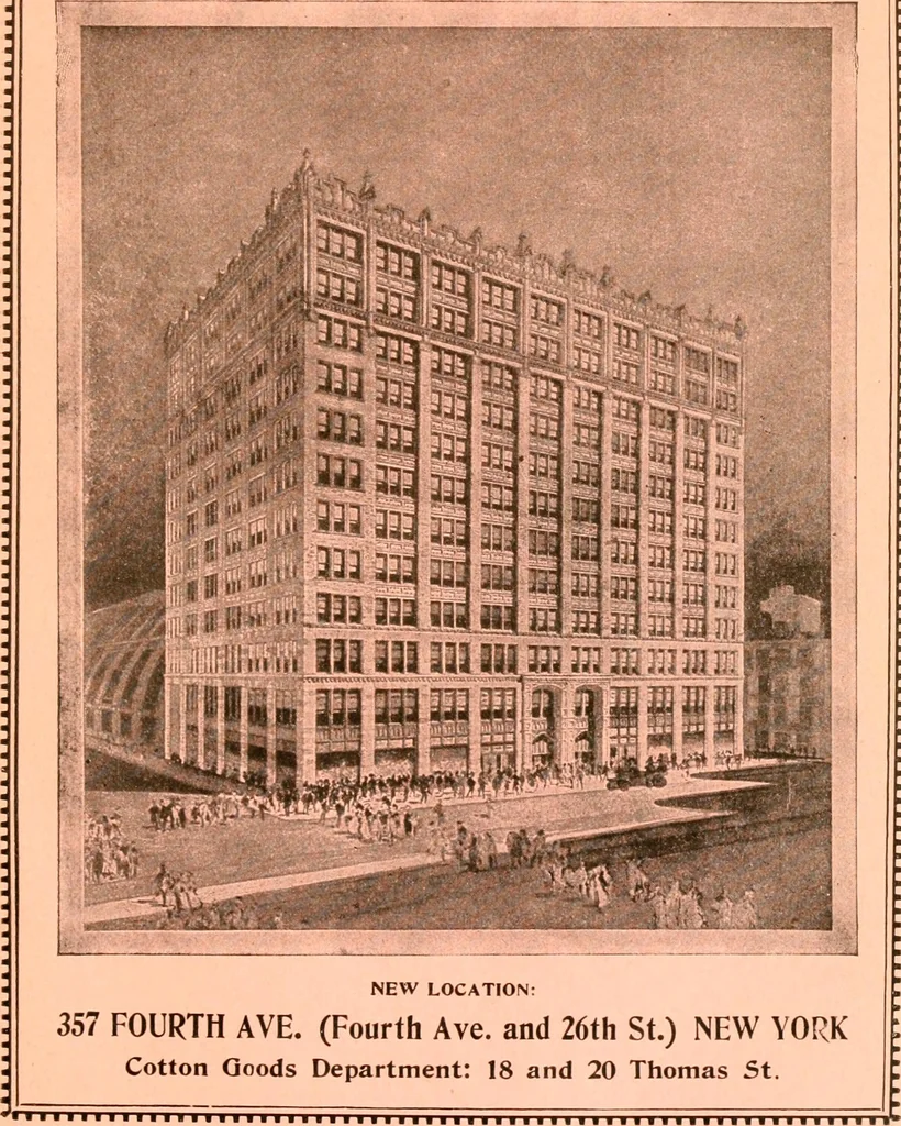 An illustration from Official American textile directory; containing reports of all the textile manufacturing establishments in the United States and Canada, together with the yarn trade index ... Comp. annually by the Textile world journal, 1915, leaf 246