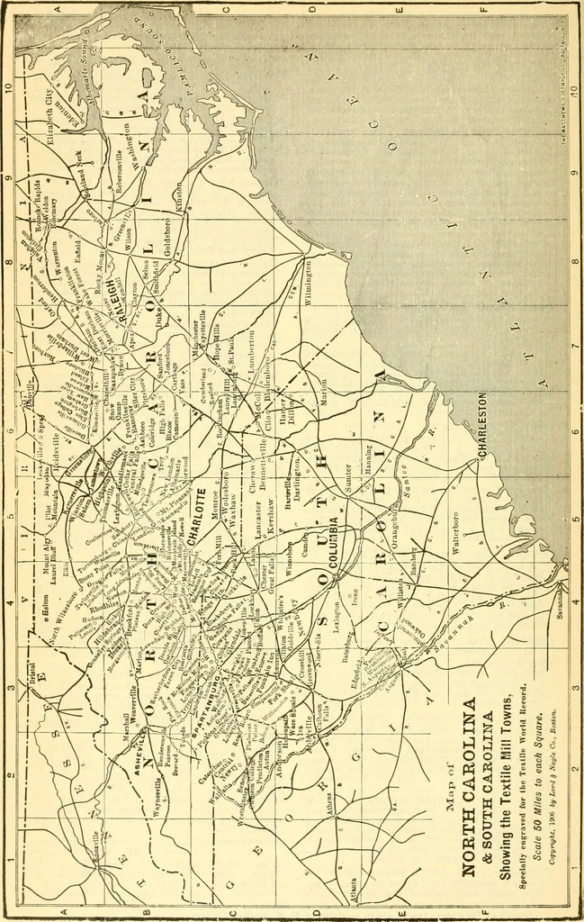 An illustration from Official American textile directory; containing reports of all the textile manufacturing establishments in the United States and Canada, together with the yarn trade index ... Comp. annually by the Textile world journal, 1915, leaf 255