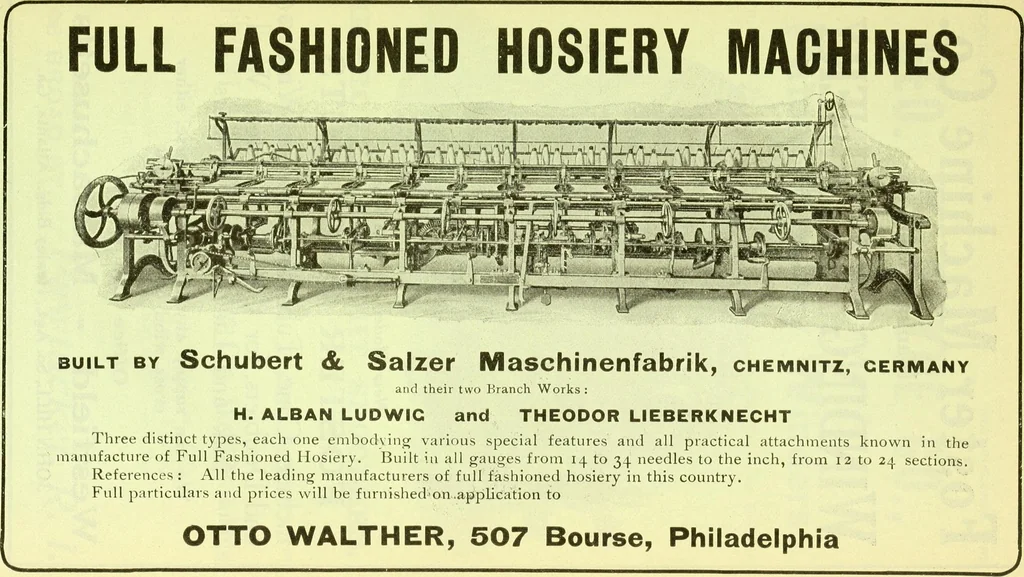 An illustration from Official American textile directory; containing reports of all the textile manufacturing establishments in the United States and Canada, together with the yarn trade index ... Comp. annually by the Textile world journal, 1915, leaf 46