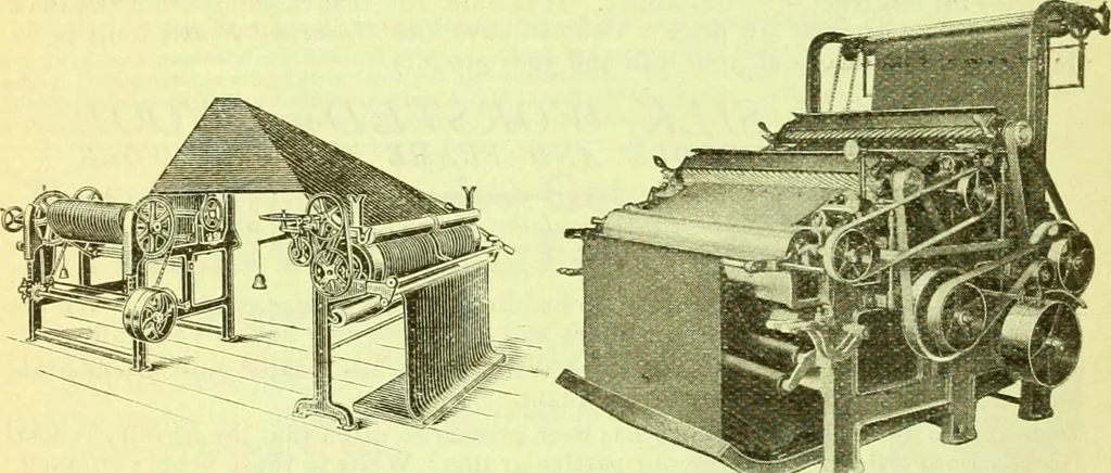 An illustration from Official American textile directory; containing reports of all the textile manufacturing establishments in the United States and Canada, together with the yarn trade index ... Comp. annually by the Textile world journal, 1915, leaf 51