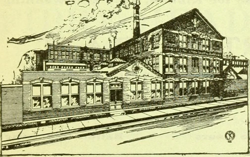 An illustration from Official American textile directory; containing reports of all the textile manufacturing establishments in the United States and Canada, together with the yarn trade index ... Comp. annually by the Textile world journal, 1915, leaf 638