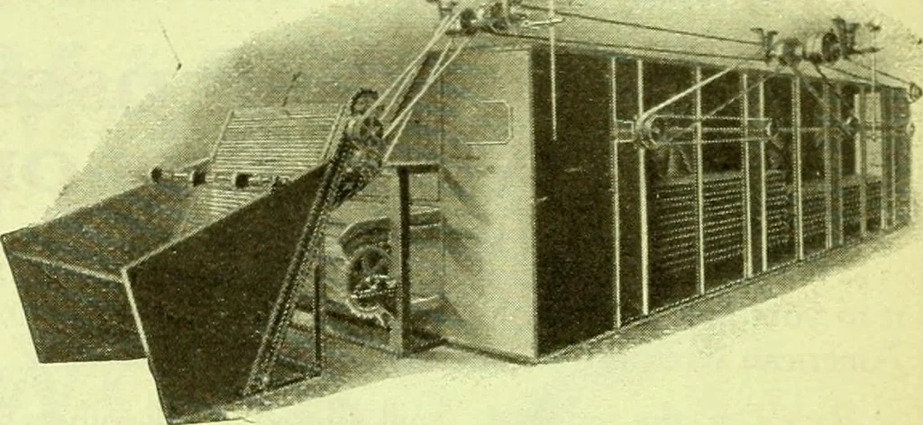 An illustration from Official American textile directory; containing reports of all the textile manufacturing establishments in the United States and Canada, together with the yarn trade index ... Comp. annually by the Textile world journal, 1915, leaf 7