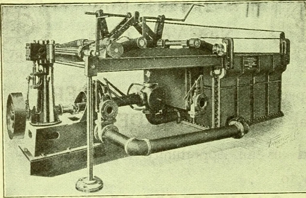 An illustration from Official American textile directory; containing reports of all the textile manufacturing establishments in the United States and Canada, together with the yarn trade index ... Comp. annually by the Textile world journal, 1915, leaf 89