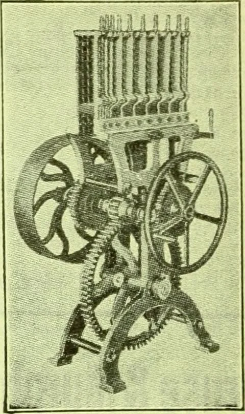 An illustration from Official American textile directory; containing reports of all the textile manufacturing establishments in the United States and Canada, together with the yarn trade index ... Comp. annually by the Textile world journal, 1915, leaf 91