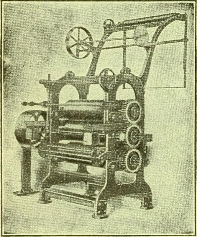 An illustration from Official American textile directory; containing reports of all the textile manufacturing establishments in the United States and Canada, together with the yarn trade index ... Comp. annually by the Textile world journal, 1915, leaf 91