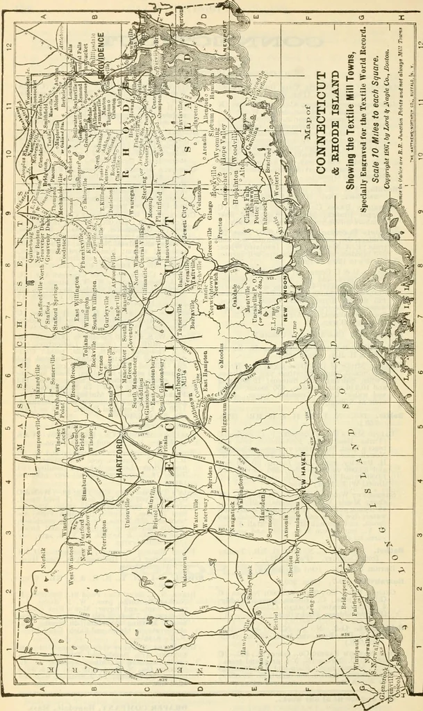 An illustration from Official American textile directory; containing reports of all the textile manufacturing establishments in the United States and Canada, together with the yarn trade index ... Comp. annually by the Textile world journal, 1916, leaf 105