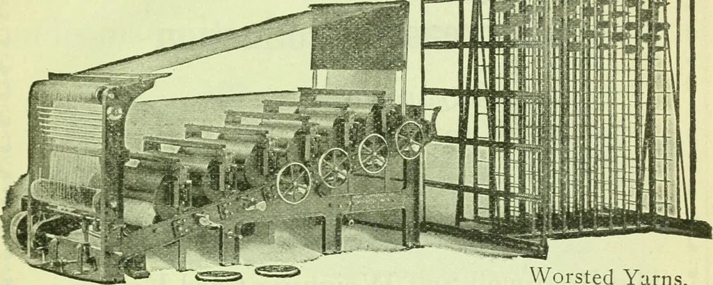 An illustration from Official American textile directory; containing reports of all the textile manufacturing establishments in the United States and Canada, together with the yarn trade index ... Comp. annually by the Textile world journal, 1916, leaf 12