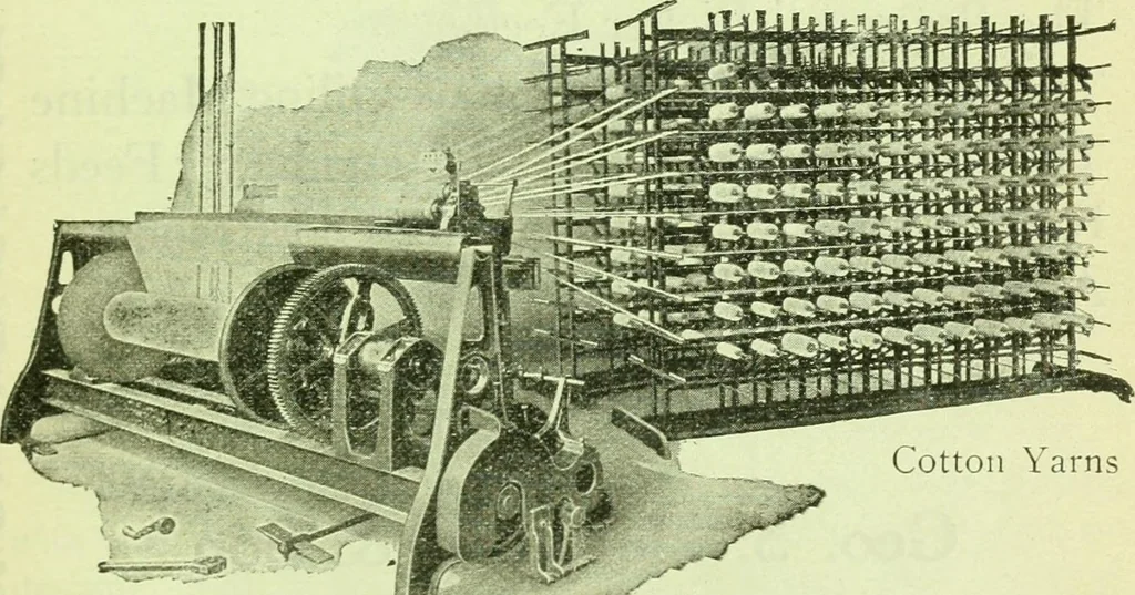 An illustration from Official American textile directory; containing reports of all the textile manufacturing establishments in the United States and Canada, together with the yarn trade index ... Comp. annually by the Textile world journal, 1916, leaf 12