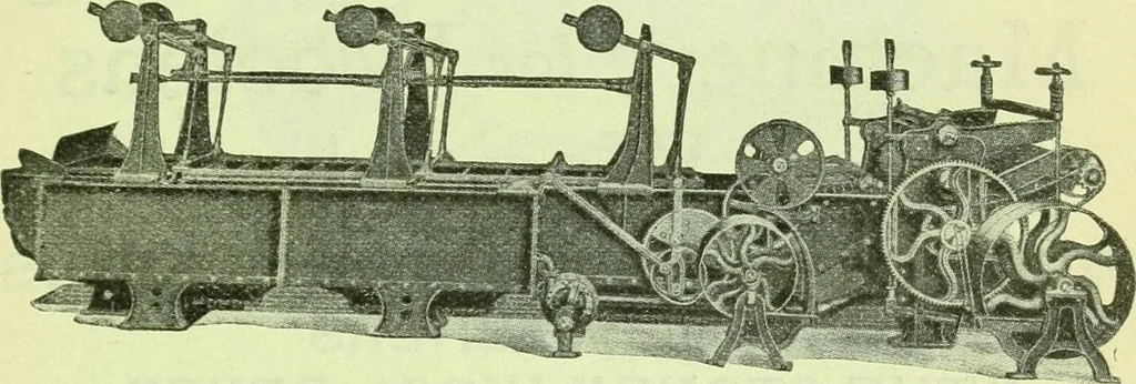 An illustration from Official American textile directory; containing reports of all the textile manufacturing establishments in the United States and Canada, together with the yarn trade index ... Comp. annually by the Textile world journal, 1916, leaf 14