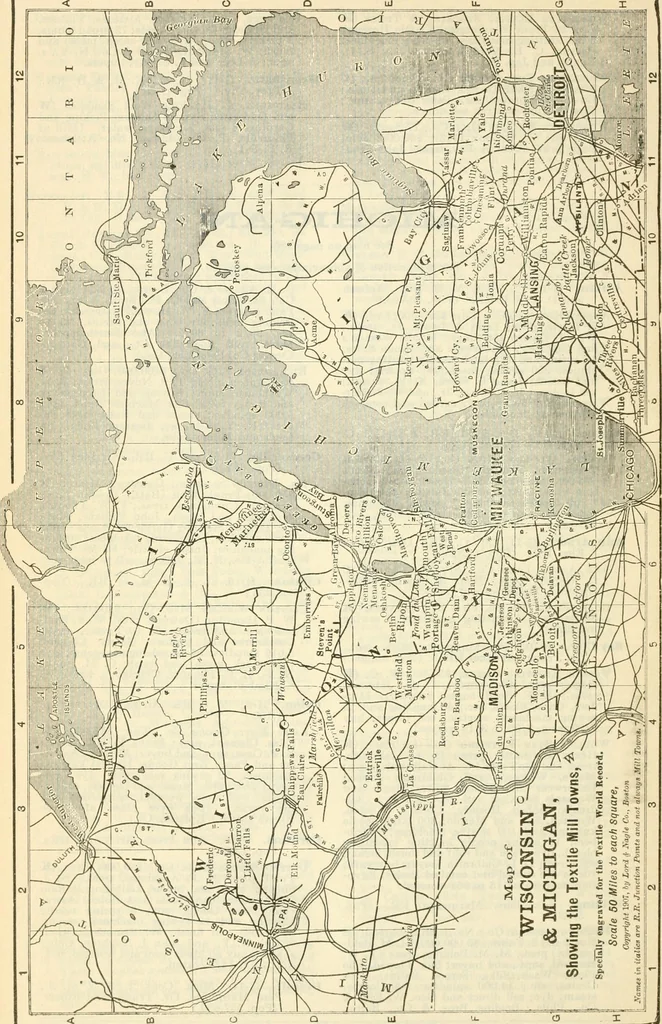 An illustration from Official American textile directory; containing reports of all the textile manufacturing establishments in the United States and Canada, together with the yarn trade index ... Comp. annually by the Textile world journal, 1916, leaf 179