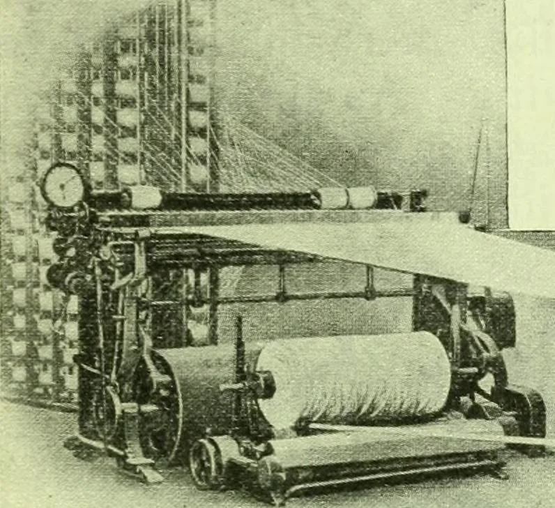 An illustration from Official American textile directory; containing reports of all the textile manufacturing establishments in the United States and Canada, together with the yarn trade index ... Comp. annually by the Textile world journal, 1916, leaf 24