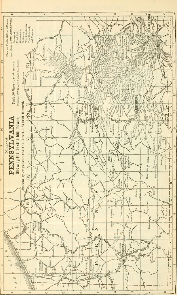 An illustration from Official American textile directory; containing reports of all the textile manufacturing establishments in the United States and Canada, together with the yarn trade index ... Comp. annually by the Textile world journal, 1916, leaf 319