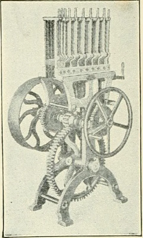 An illustration from Official American textile directory; containing reports of all the textile manufacturing establishments in the United States and Canada, together with the yarn trade index ... Comp. annually by the Textile world journal, 1916, leaf 35