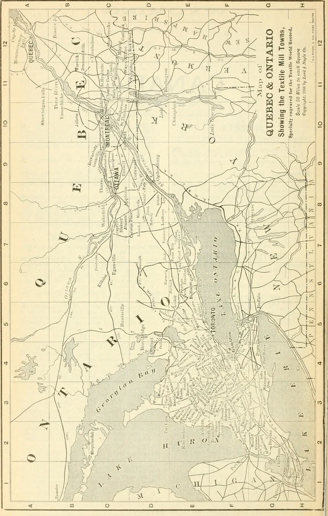 An illustration from Official American textile directory; containing reports of all the textile manufacturing establishments in the United States and Canada, together with the yarn trade index ... Comp. annually by the Textile world journal, 1916, leaf 389
