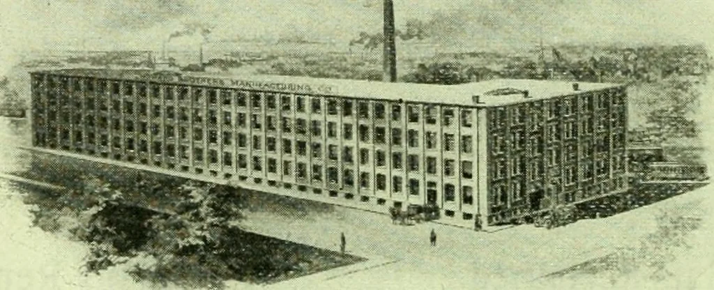 An illustration from Official American textile directory; containing reports of all the textile manufacturing establishments in the United States and Canada, together with the yarn trade index ... Comp. annually by the Textile world journal, 1916, leaf 39