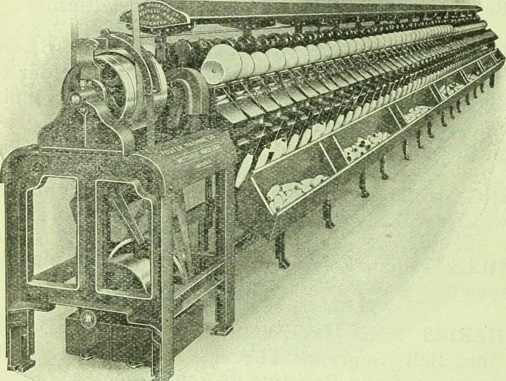 An illustration from Official American textile directory; containing reports of all the textile manufacturing establishments in the United States and Canada, together with the yarn trade index ... Comp. annually by the Textile world journal, 1916, leaf 45