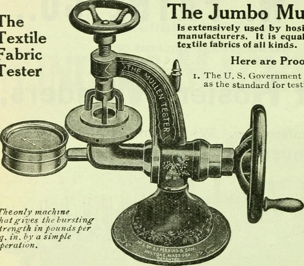 An illustration from Official American textile directory; containing reports of all the textile manufacturing establishments in the United States and Canada, together with the yarn trade index ... Comp. annually by the Textile world journal, 1916, leaf 47