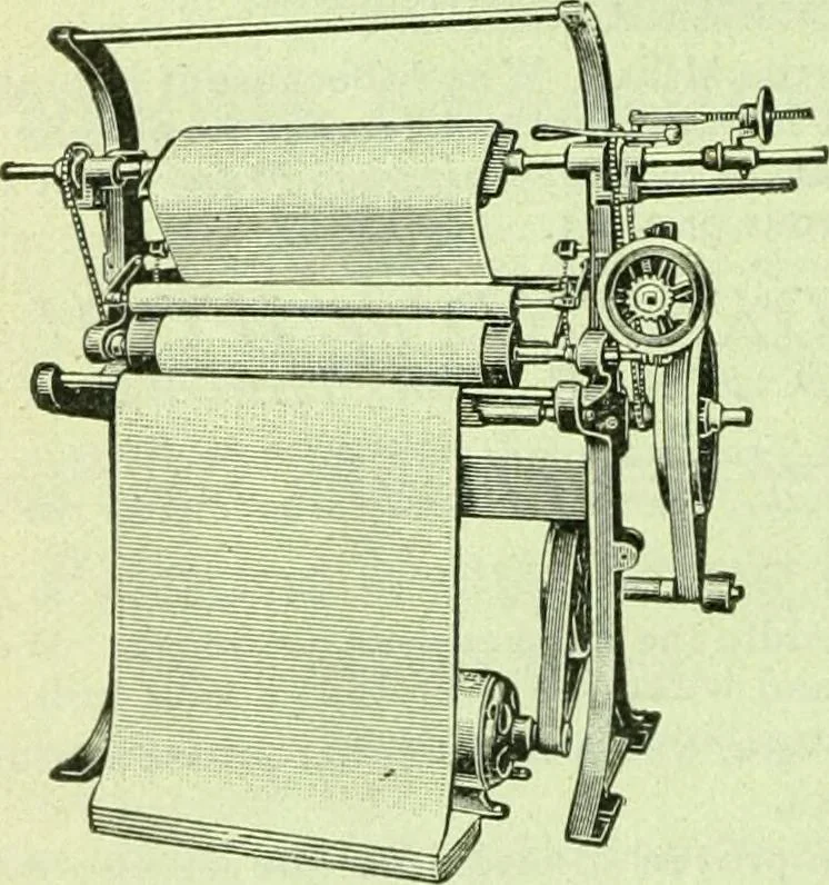 An illustration from Official American textile directory; containing reports of all the textile manufacturing establishments in the United States and Canada, together with the yarn trade index ... Comp. annually by the Textile world journal, 1916, leaf 49