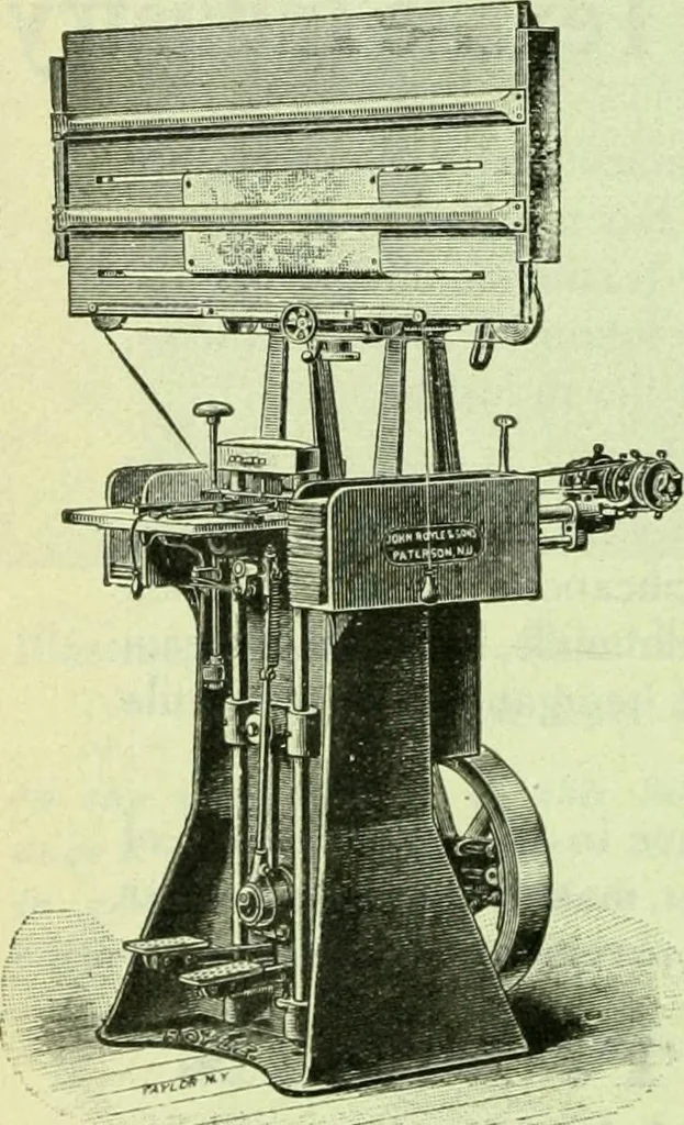 An illustration from Official American textile directory; containing reports of all the textile manufacturing establishments in the United States and Canada, together with the yarn trade index ... Comp. annually by the Textile world journal, 1916, leaf 55