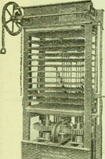 An illustration from Official American textile directory; containing reports of all the textile manufacturing establishments in the United States and Canada, together with the yarn trade index ... Comp. annually by the Textile world journal, 1916, leaf 6