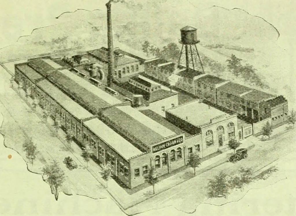 An illustration from Official American textile directory; containing reports of all the textile manufacturing establishments in the United States and Canada, together with the yarn trade index ... Comp. annually by the Textile world journal, 1916, leaf 650