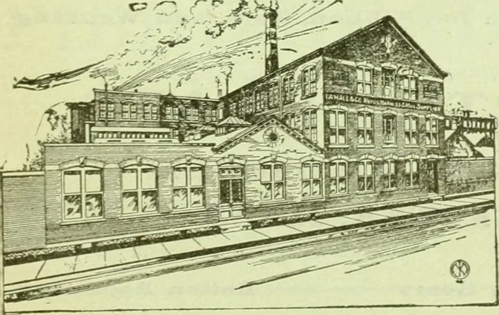 An illustration from Official American textile directory; containing reports of all the textile manufacturing establishments in the United States and Canada, together with the yarn trade index ... Comp. annually by the Textile world journal, 1916, leaf 650