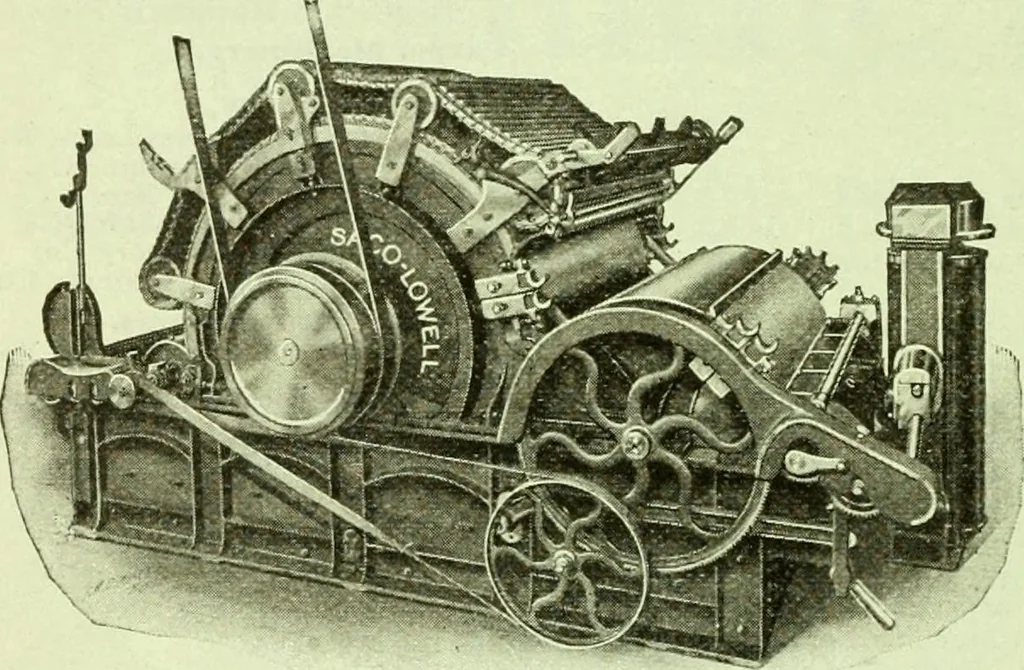 An illustration from Official American textile directory; containing reports of all the textile manufacturing establishments in the United States and Canada, together with the yarn trade index ... Comp. annually by the Textile world journal, 1916, leaf 67