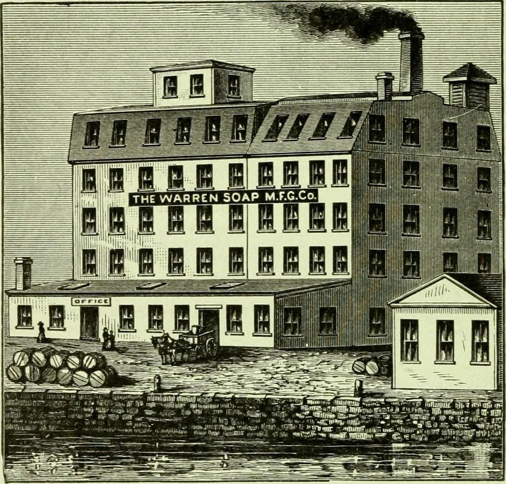 An illustration from Official American textile directory; containing reports of all the textile manufacturing establishments in the United States and Canada, together with the yarn trade index ... Comp. annually by the Textile world journal, 1916, leaf 79