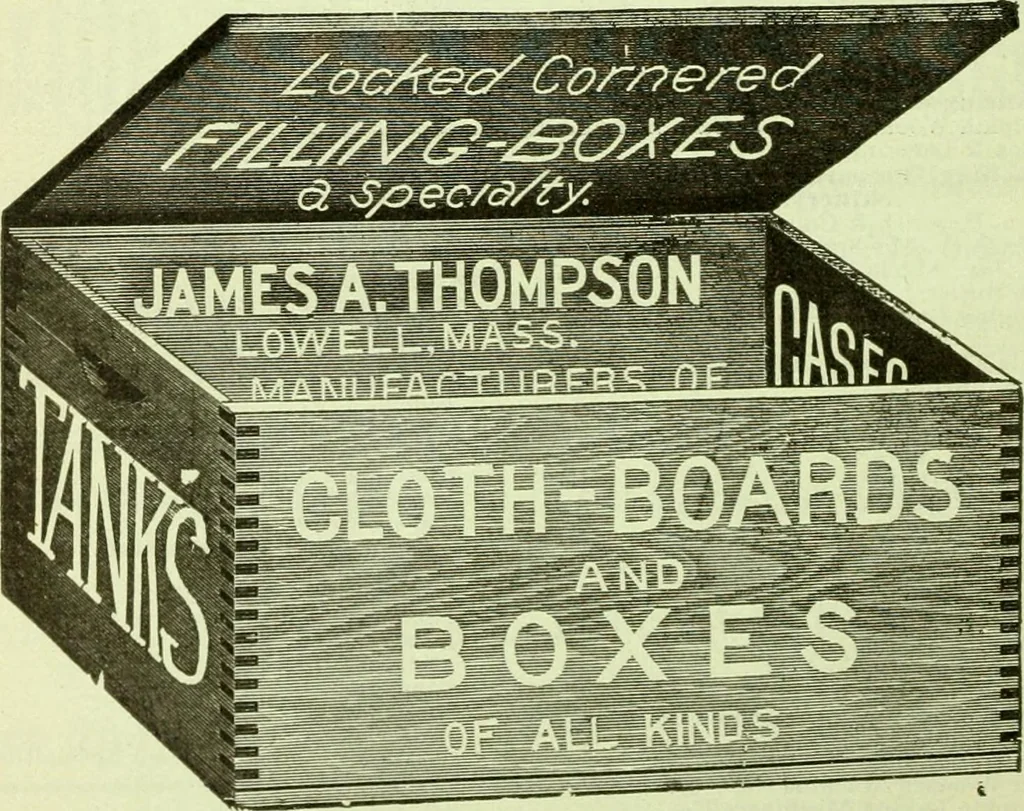 An illustration from Official American textile directory; containing reports of all the textile manufacturing establishments in the United States and Canada, together with the yarn trade index ... Comp. annually by the Textile world journal, 1916, leaf 87