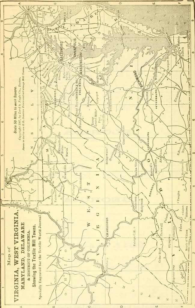An illustration from Official American textile directory; containing reports of all the textile manufacturing establishments in the United States and Canada, together with the yarn trade index ... Comp. annually by the Textile world journal, 1917, leaf 125
