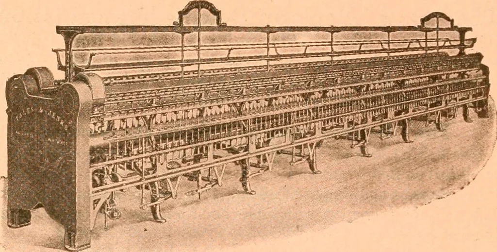 An illustration from Official American textile directory; containing reports of all the textile manufacturing establishments in the United States and Canada, together with the yarn trade index ... Comp. annually by the Textile world journal, 1917, leaf 21
