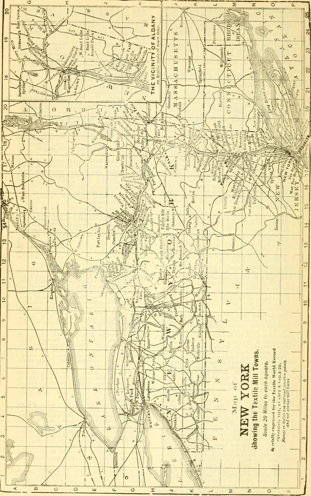 An illustration from Official American textile directory; containing reports of all the textile manufacturing establishments in the United States and Canada, together with the yarn trade index ... Comp. annually by the Textile world journal, 1917, leaf 227