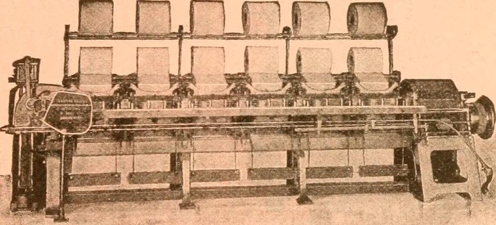 An illustration from Official American textile directory; containing reports of all the textile manufacturing establishments in the United States and Canada, together with the yarn trade index ... Comp. annually by the Textile world journal, 1917, leaf 30