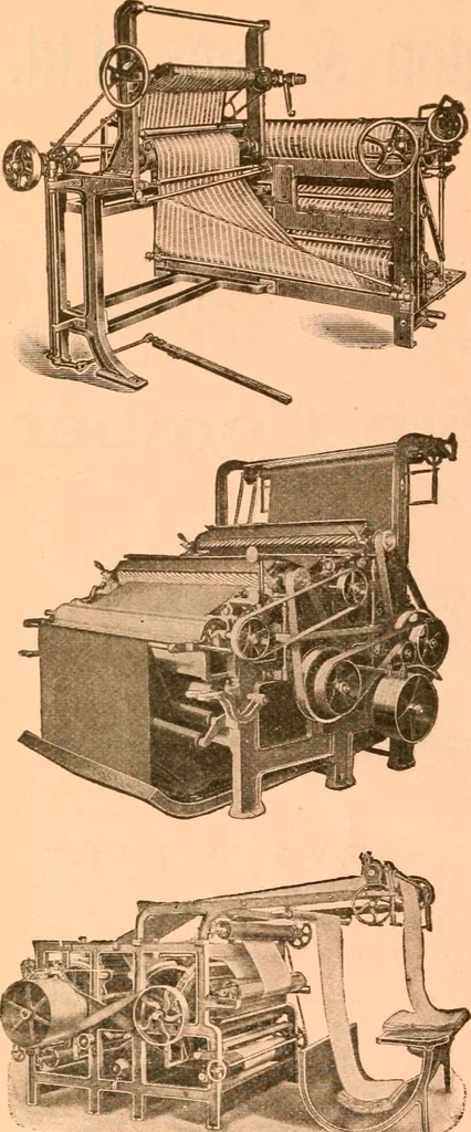An illustration from Official American textile directory; containing reports of all the textile manufacturing establishments in the United States and Canada, together with the yarn trade index ... Comp. annually by the Textile world journal, 1917, leaf 31