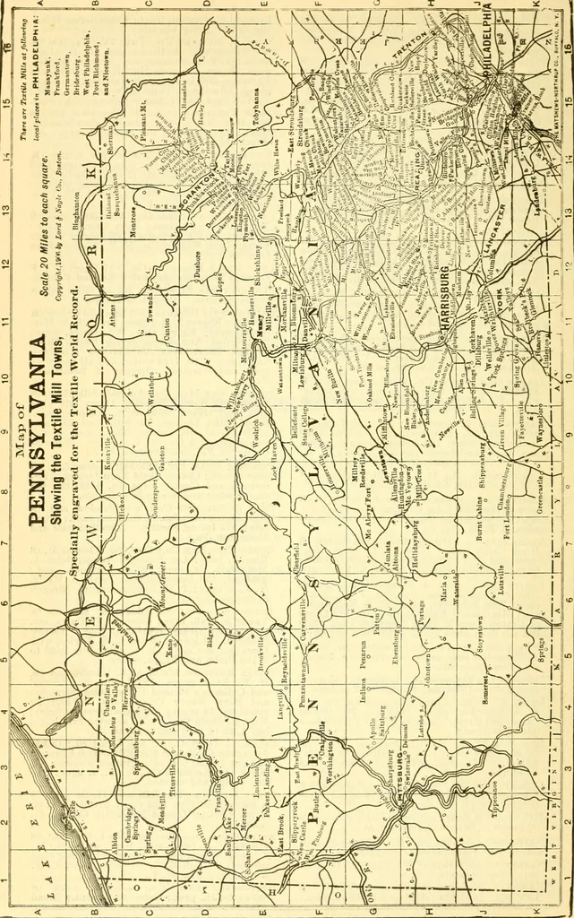 An illustration from Official American textile directory; containing reports of all the textile manufacturing establishments in the United States and Canada, together with the yarn trade index ... Comp. annually by the Textile world journal, 1917, leaf 325