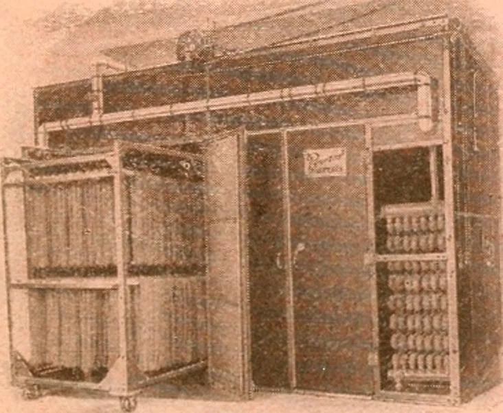 An illustration from Official American textile directory; containing reports of all the textile manufacturing establishments in the United States and Canada, together with the yarn trade index ... Comp. annually by the Textile world journal, 1917, leaf 336